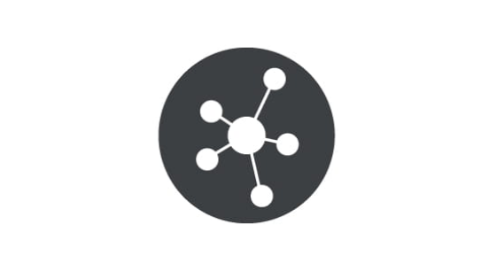 An icon showing connected dots