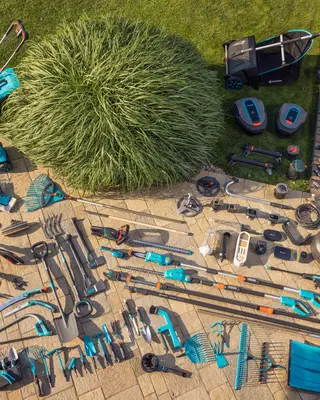 GARDENA vertical garden setup